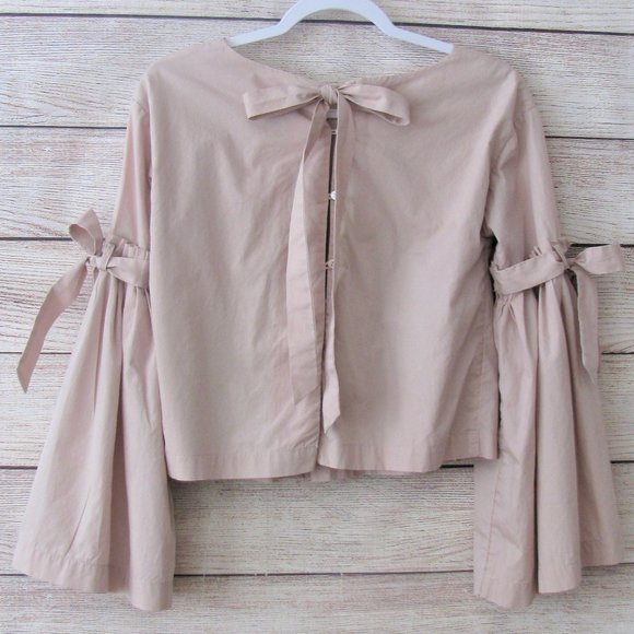 Free People So Obviously Yours Bell Sleeve Top - Picture 7 of 12